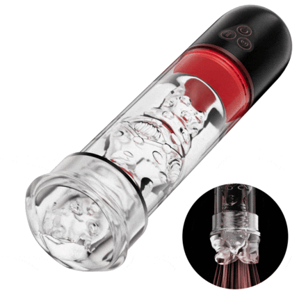 S-HANDE - Vibrierende Penispumpe zum Saugen