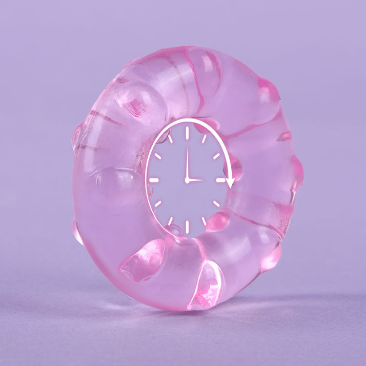 Acmejoy - 3-teiliges Set Cock Rings High-Elasticity Tpe Ringe für männliches Vergnügen