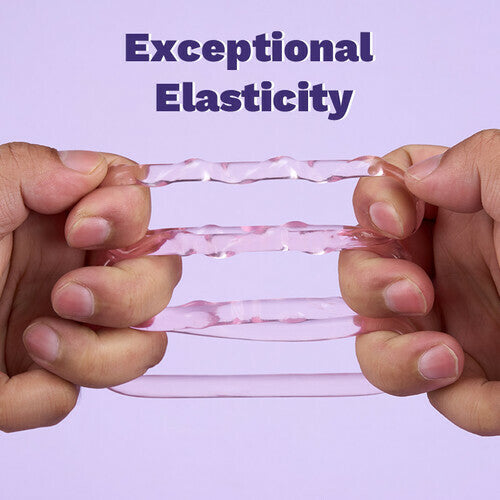 Acmejoy - 3-teiliges Set Cock Rings High-Elasticity Tpe Ringe für männliches Vergnügen