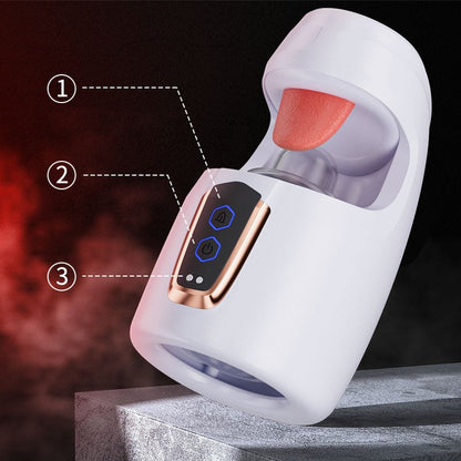 Acmejoy - Blowjob Queen 10 Klopfende schiebende männliche Eichel Training Stimulator