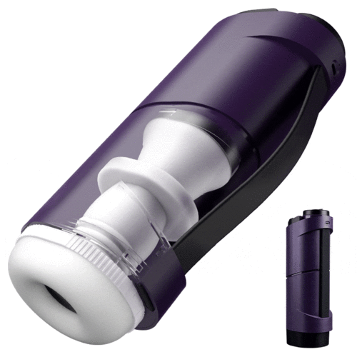 Acmejoy - Lila Fahrer 7 Schub stabilen Gürtel Design männlichen Stroker Masturbator Adult Toy