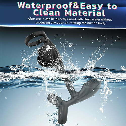 Acmejoy - Paar Verwendung APP Control 10 Vibrating Male Silikon Penis Ring