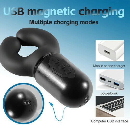 Acmejoy - Men's Desensitization Trainer mit automatischer Massage Klemme - Elektrische Glans Sensitivity Exerciser