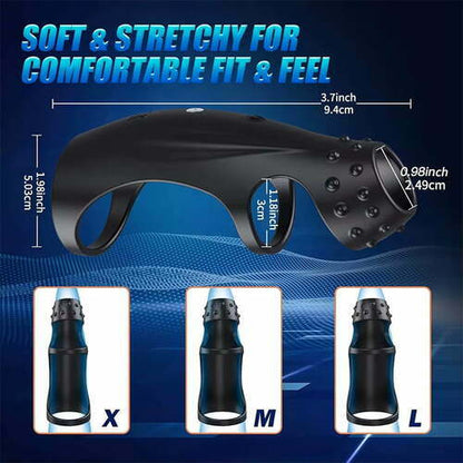 Acmejoy - 10 Vibrating Cock Ring mit G-Punkt-Stimulation und Fernbedienung