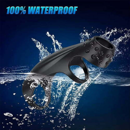 Acmejoy - 10 Vibrating Cock Ring mit G-Punkt-Stimulation und Fernbedienung