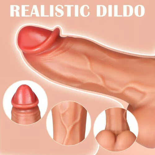 Acmejoy- Thick 2.6IN Durchmesser Vibrating & Thrusting Modi Lifelike Dildo Vibrator Sex Toys