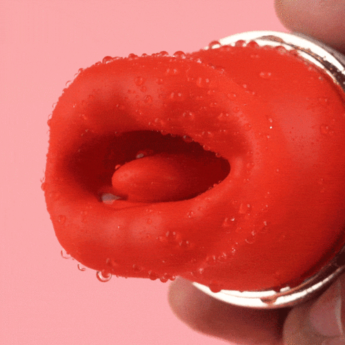 Acmejoy Cherry 10 Lecken & Beißen & Vibrierende Zunge Vibrator für Klitoris und Nippel Stimulation