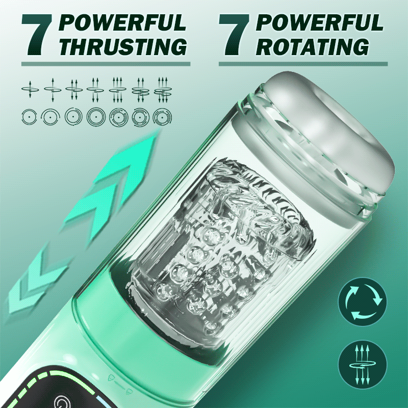 Heaven - 5 in 1 Funktion Automatischer Männlicher Masturbator & Saug Penis Pumpe