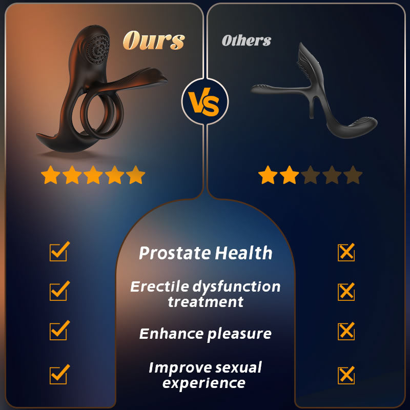 Skyhawk - 10 Vibrationen Penis Ring & Hülse 2 IN 1 für Paare