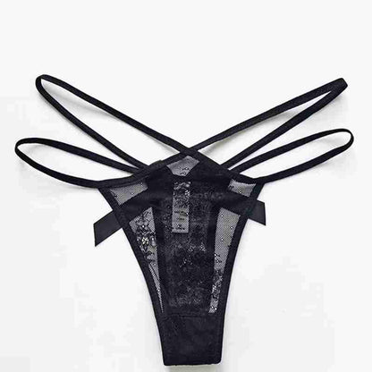 Ellena-Tanga - Verführerische Spitzen-Dessous bei KissHuts®