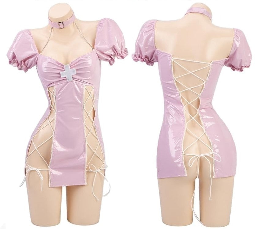 Verführerischer blauer Spitzen-Bodysuit - KissHuts®