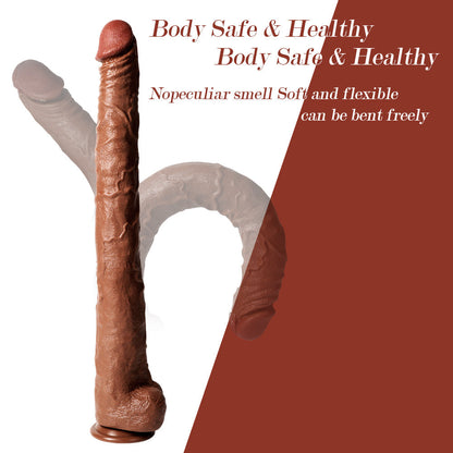 Buder - Langer großer Dildo für Anfänger und erfahrene Spieler 22,04 Zoll