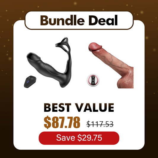 Acmejoy - Blossom Wriggling Swaying Männliche Prostata Spielzeug und schiebende Heizung Dildo