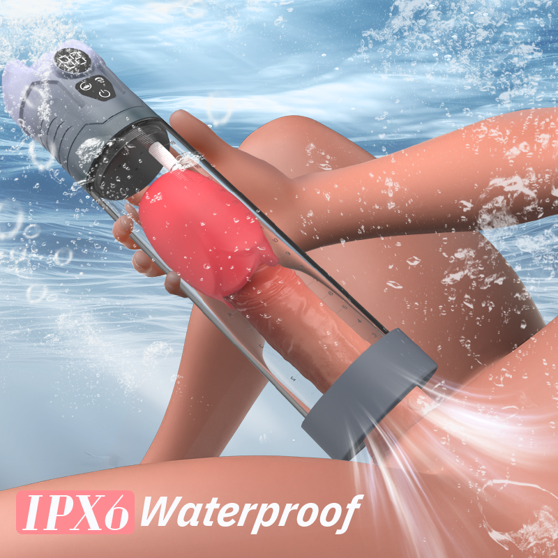 Acmejoy GrowPlus - Train & Please Penis Pumpen 5 Saugen Blowjob 7 Vibrationen