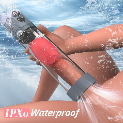 Acmejoy GrowPlus - Train & Please Penis Pumpen 5 Saugen Blowjob 7 Vibrationen