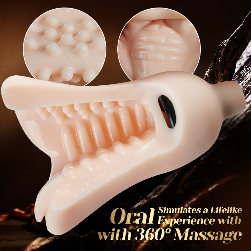 Acmejoy - 10 Vibrationen Präzise Ausbildung Oralsex Eichel Trainer