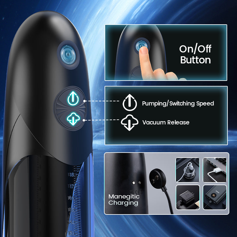 WaterSamurai - Vakuum-Saug-Penispumpe