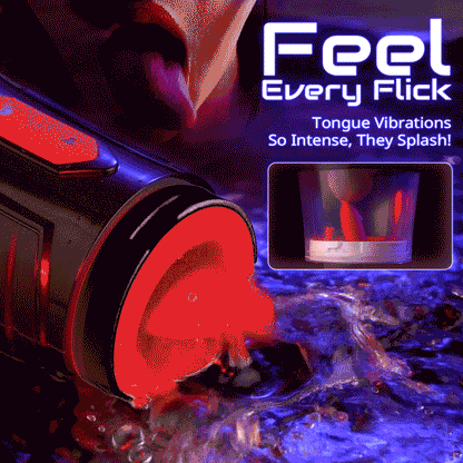 Acmejoy - 【Partner Play】LickMe Phone Holder 4 Sauger 7 Zungenleckende Stimme Funktion Männlicher Stroker Masturbator