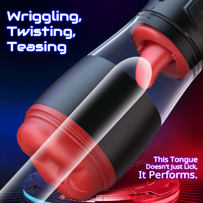 Acmejoy - 【Partner Play】LickMe Phone Holder 4 Sauger 7 Zungenleckende Stimme Funktion Männlicher Stroker Masturbator