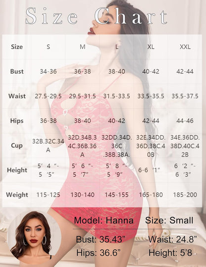 Cutout Chemise Exotische Boudoir Outfits