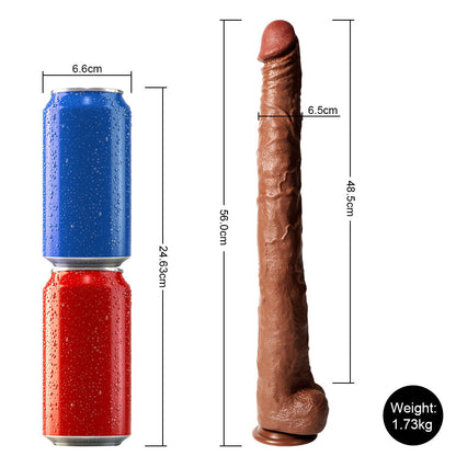 Buder - Langer großer Dildo für Anfänger und erfahrene Spieler 22,04 Zoll