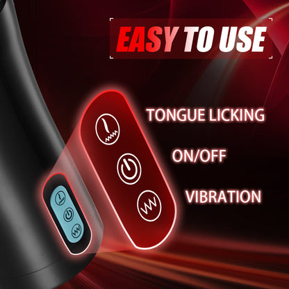 Acmejoy - James Classic 10 Zunge lecken 10 Vibrating Male Stroker
