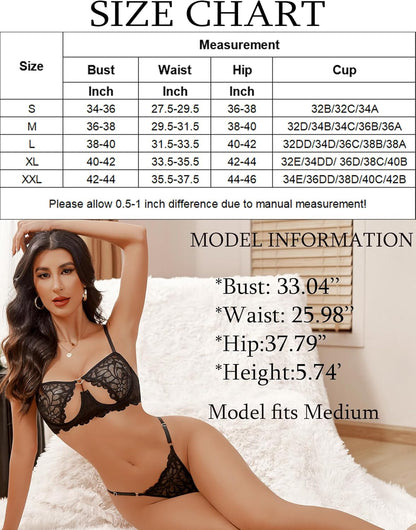Push-up-Halbschalen-BH-Sets