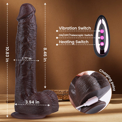 Acmejoy - Thrusting Thick Long Lifelike Heizung Dildo 10,83 Zoll
