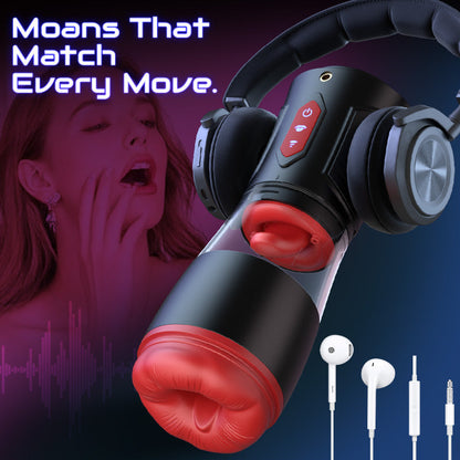 Acmejoy - 【Partner Play】LickMe Phone Holder 4 Sauger 7 Zungenleckende Stimme Funktion Männlicher Stroker Masturbator
