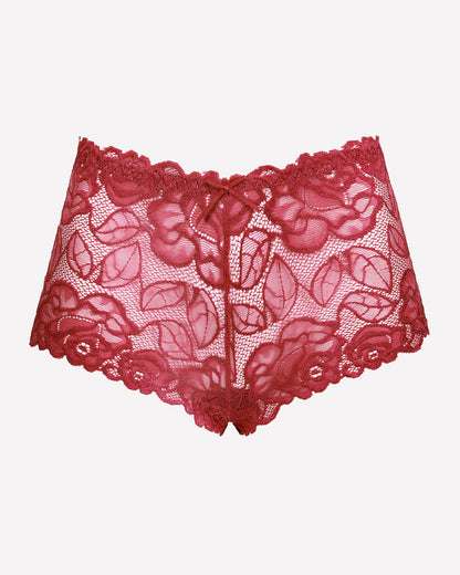 4 Stück Floral Lace Panties Mid-Rise Panty
