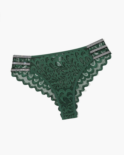 Spitze Glitter Panty Cheeky Unterwäsche
