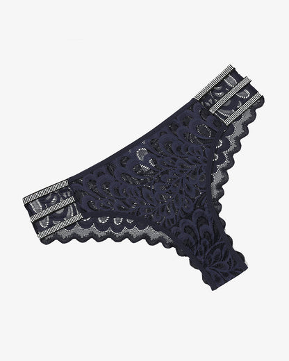 Spitze Glitter Panty Cheeky Unterwäsche