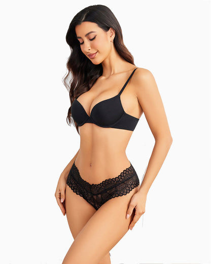 Spitzenhöschen Tanga mit niedriger Taille