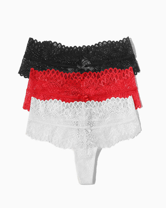 Spitzenhöschen Tanga mit niedriger Taille