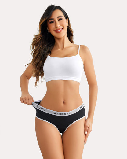 4Pcs Baumwolle Unterwäsche Stretch Hipster Höschen