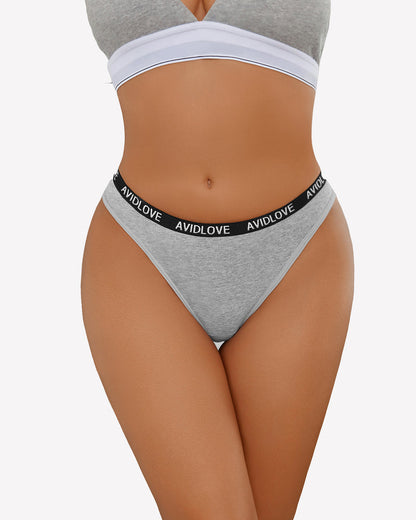 Baumwoll-Stretch-Schlüpfer Low Rise Tanga