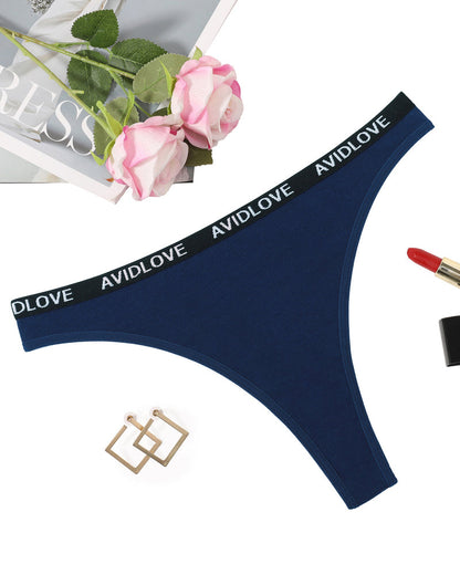Baumwoll-Stretch-Schlüpfer Low Rise Tanga