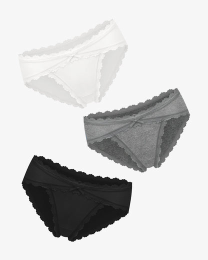 Baumwollhöschen Spitze Stretch Hipster