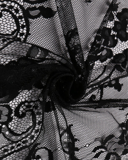 V-Ausschnitt Exotic Open Front Negligee