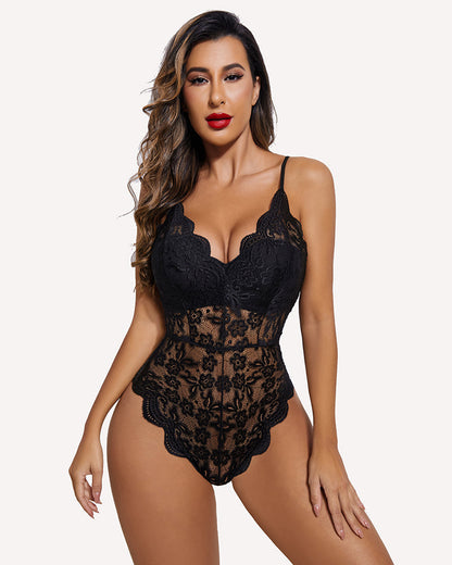 Spitze Ein Stück Teddy Dessous