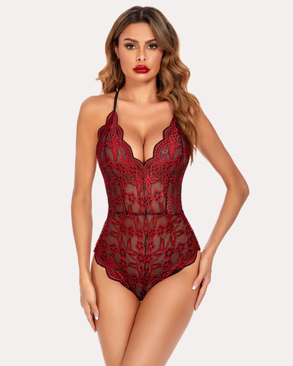 Spitze Ein Stück Teddy Dessous