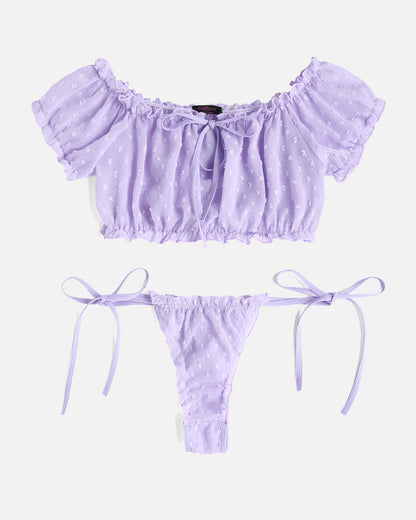Mesh Butterfly BH und Panty Set