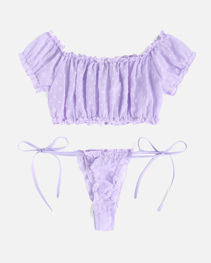 Mesh Butterfly BH und Panty Set