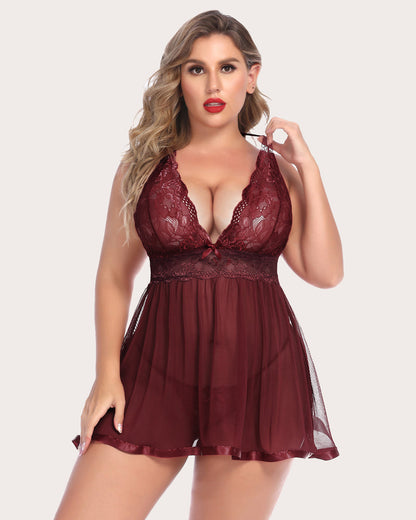 Plus Size Babydoll Dessous