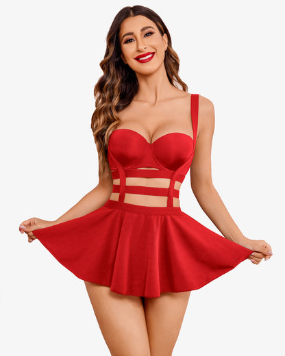 Faltenrock in A-Linie