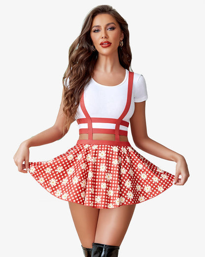 Faltenrock in A-Linie