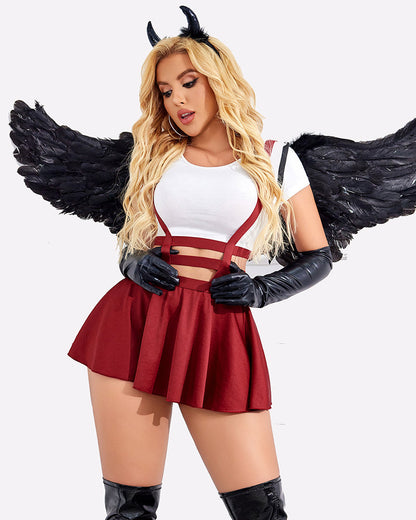 Faltenrock in A-Linie