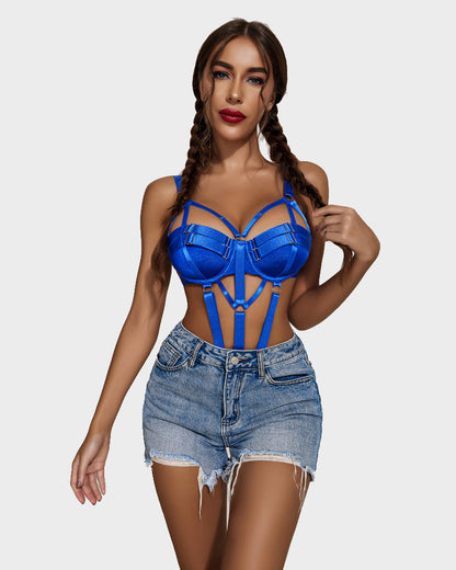 Push Up Teddy Dessous Einteiler