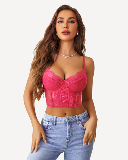 2 Stück Spitze Dessous Set mit BH und Panty Sets