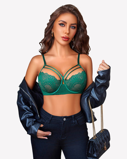 2 Stück Spitze BH und Panty Sets